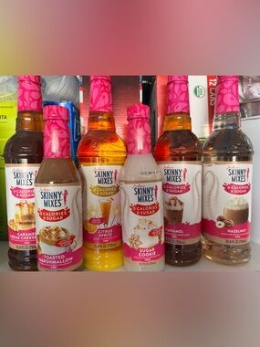 Variety Pack Sugar Cookie, Caramel, Hazelnut & More - Pink Accent Bottles